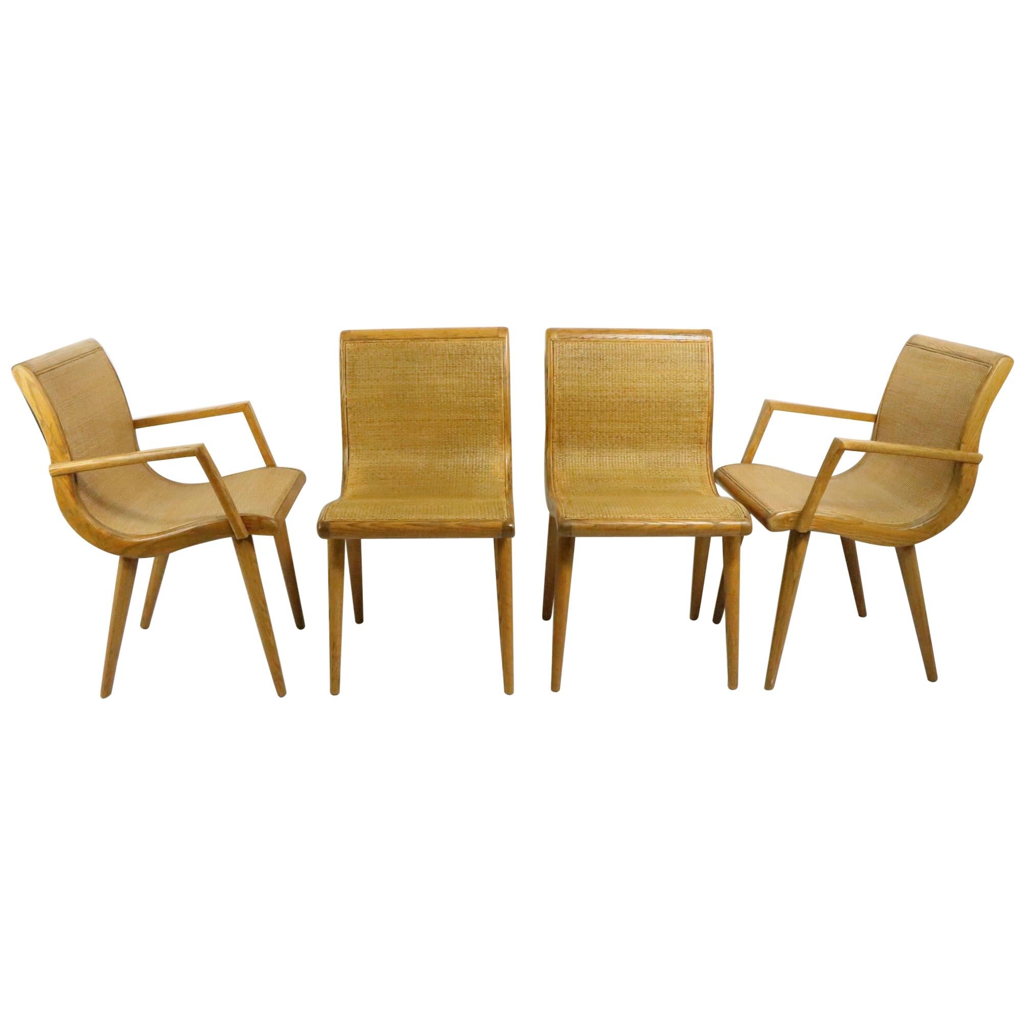 Set of Four Dining Chairs by Jack Van der Molen Americana Casual for Jamestown For Sale