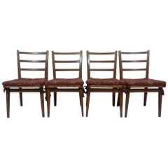 Vintage Set of Four Dining Chairs by Jan Vaněk, 1955