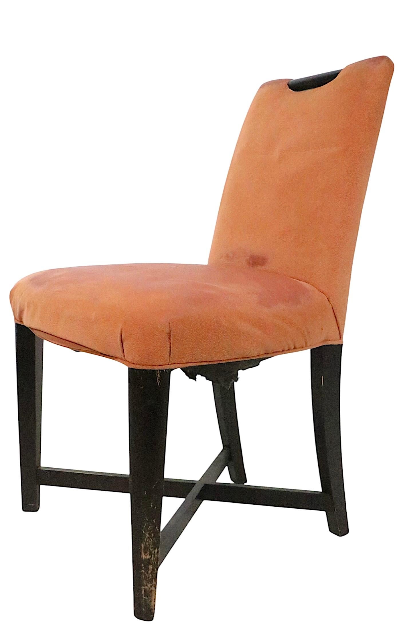 Satz von vier Esszimmerstühlen von John Hutton für Donghia im Angebot 2