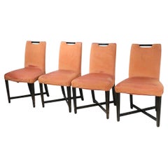 Juego de cuatro sillas de comedor de John Hutton para Donghia