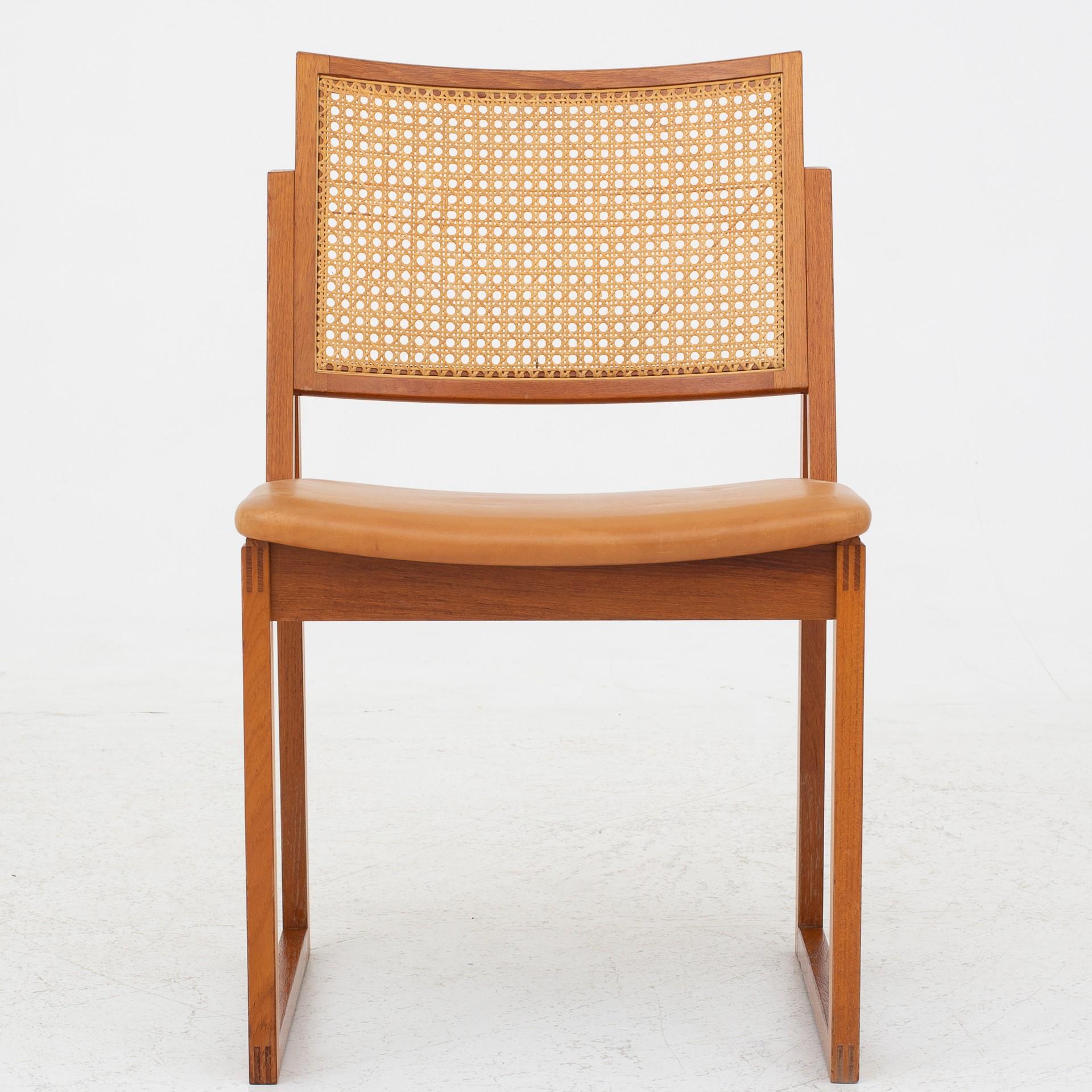 20th Century Set of four Dining Chairs by Kai Lyngfeldt Larsen