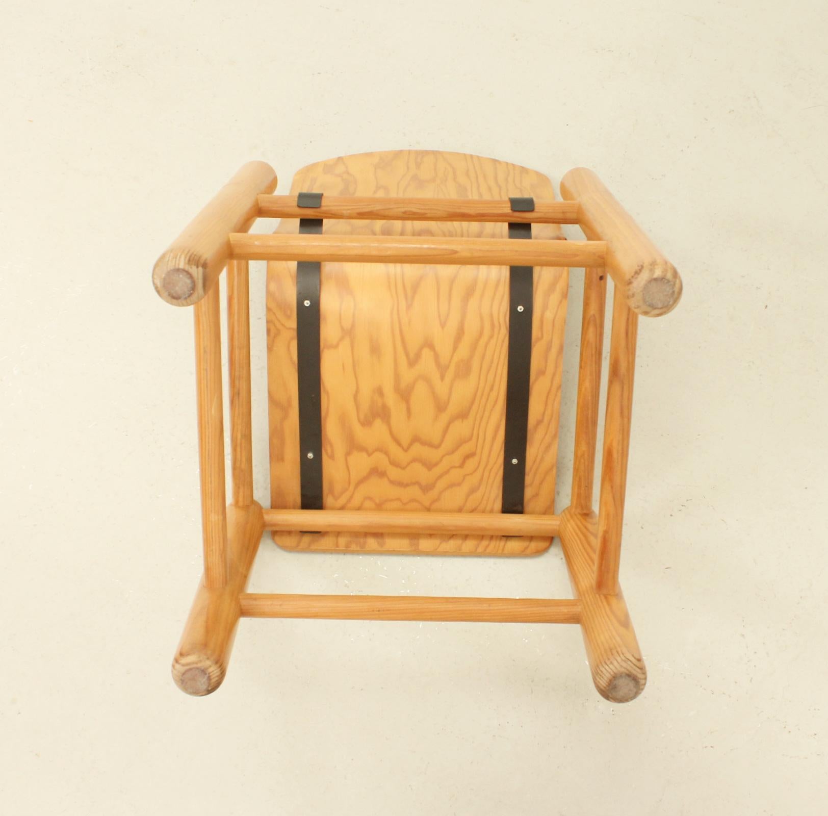 Set of Four Dining Chairs by Knud Friis & Elmar Moltke Nielsen, Denmark, 1970's For Sale 3