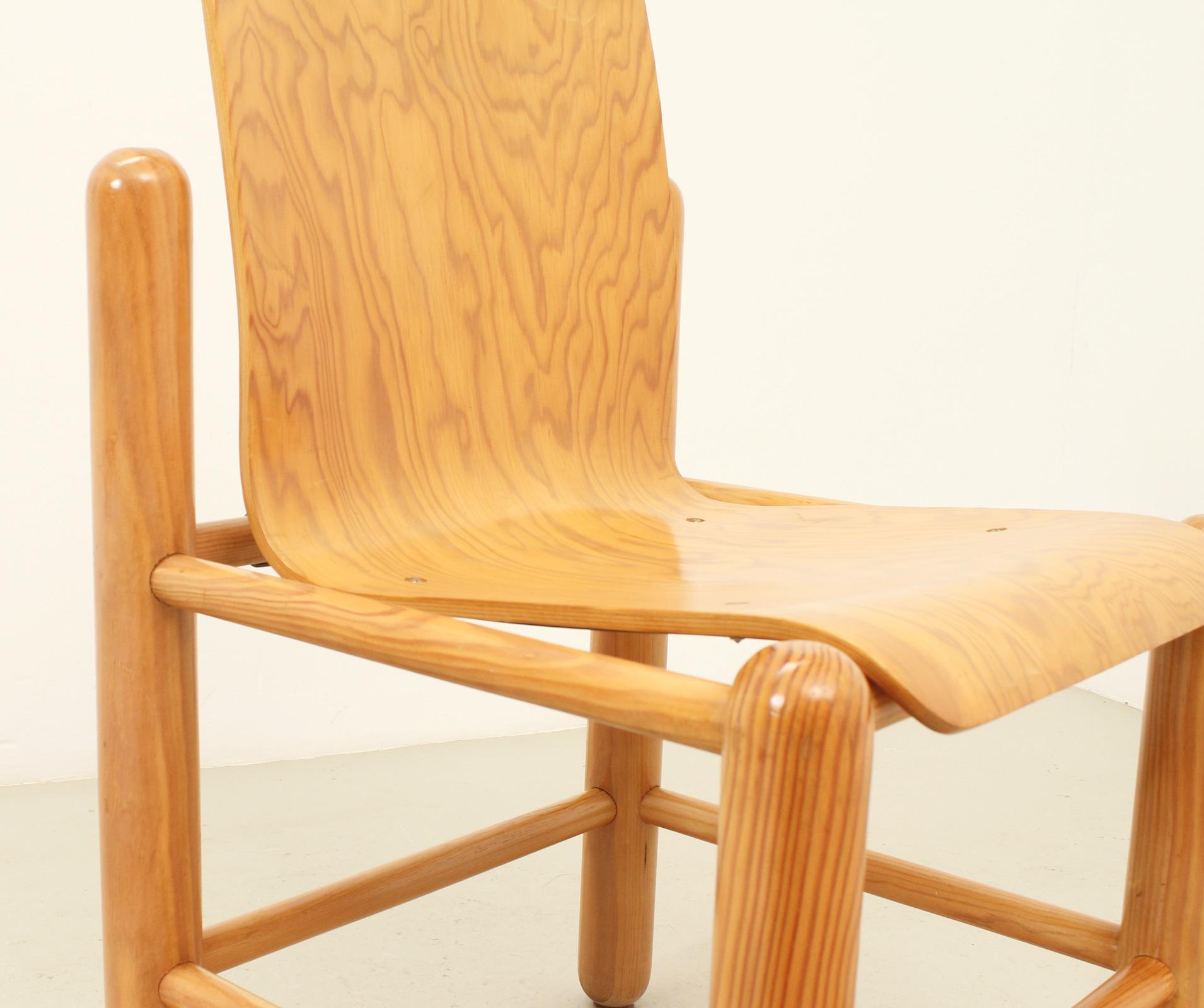 Metal Set of Four Dining Chairs by Knud Friis & Elmar Moltke Nielsen, Denmark, 1970's For Sale