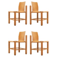 Set of Four Dining Chairs by Knud Friis & Elmar Moltke Nielsen, Denmark, 1970's