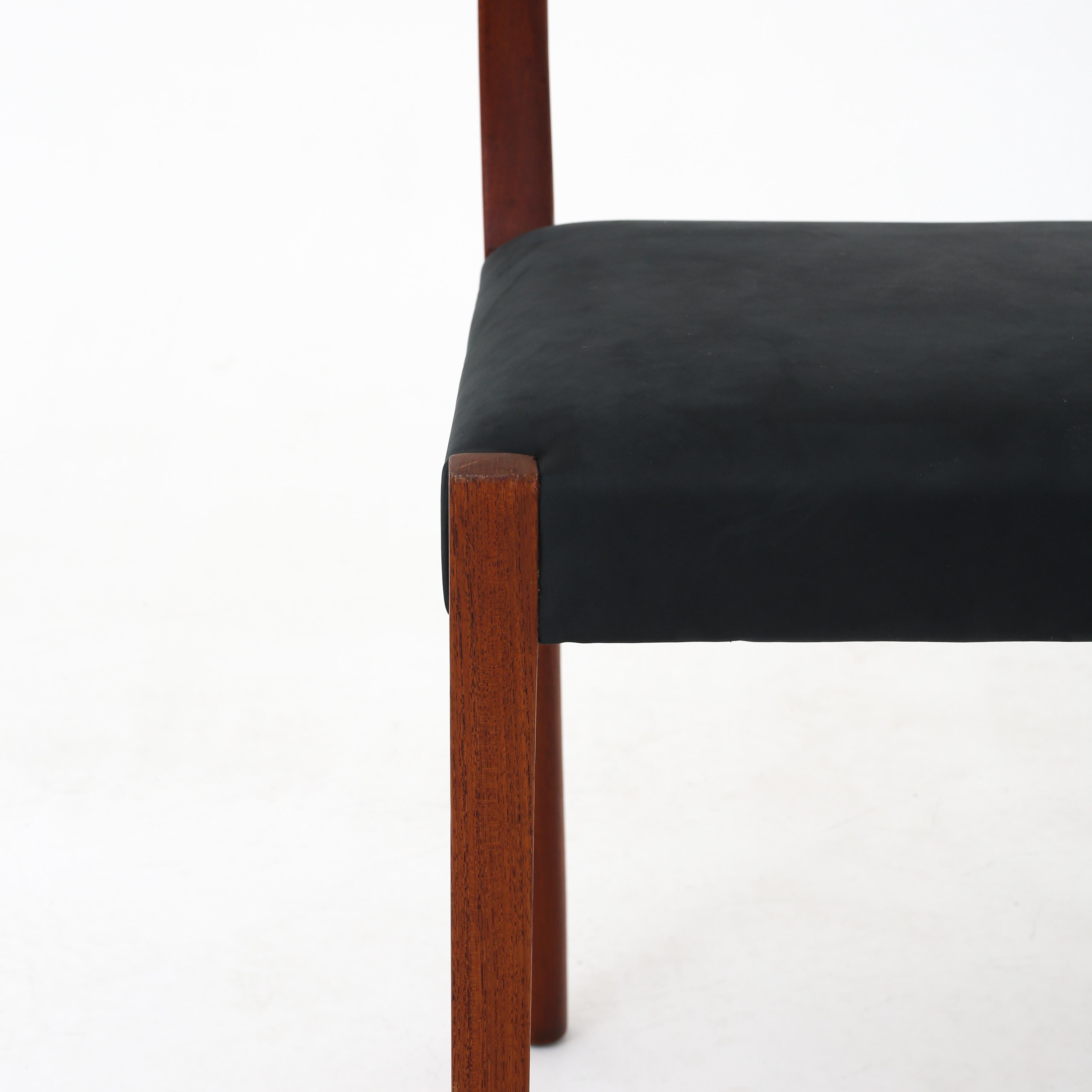 Danish Set of Four Dining Chairs by Ole Wanscher