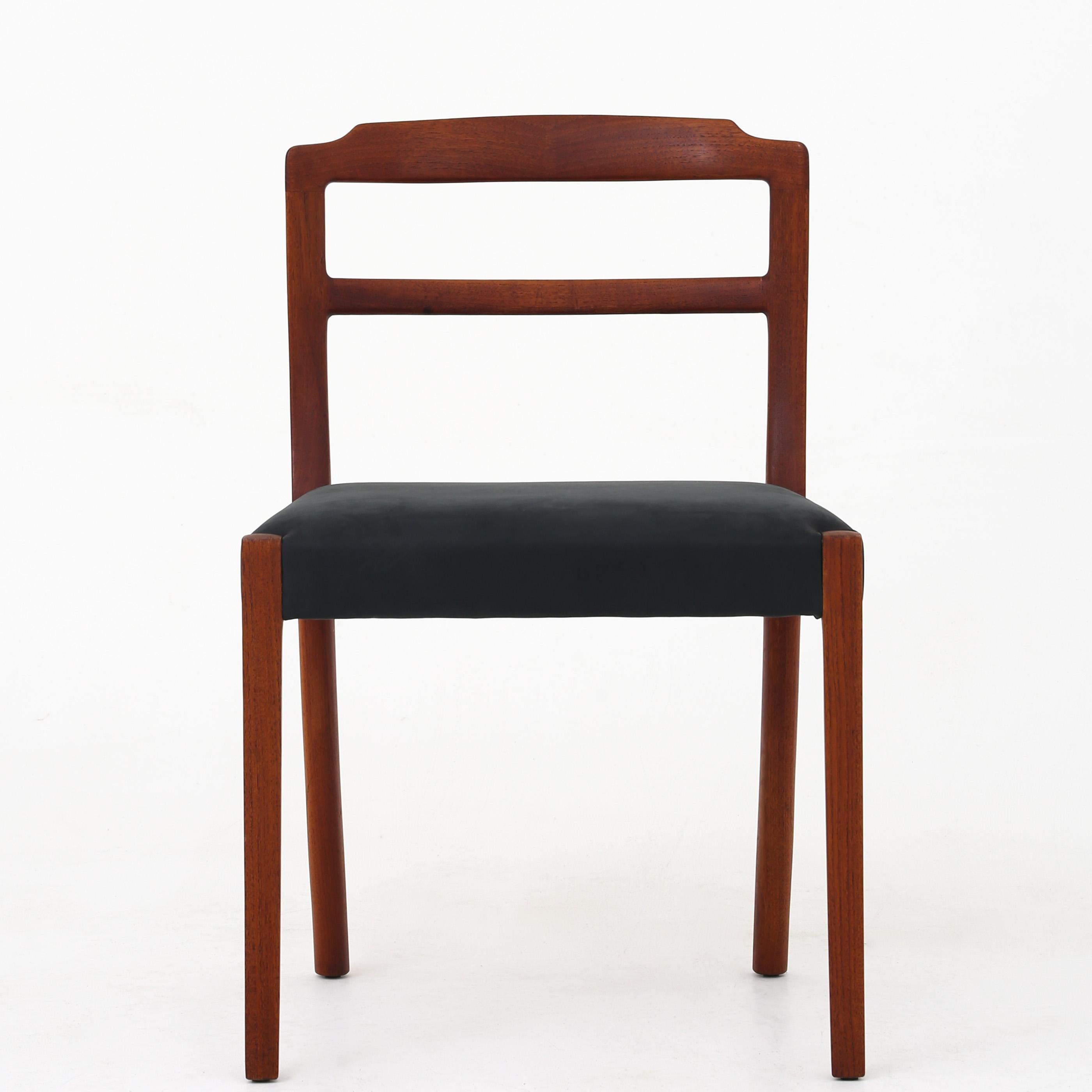 Teak Set of Four Dining Chairs by Ole Wanscher
