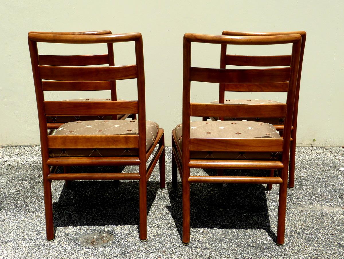 20th Century Set of Four Dining Chairs by Robsjohn-Gibbings for Widdicomb For Sale