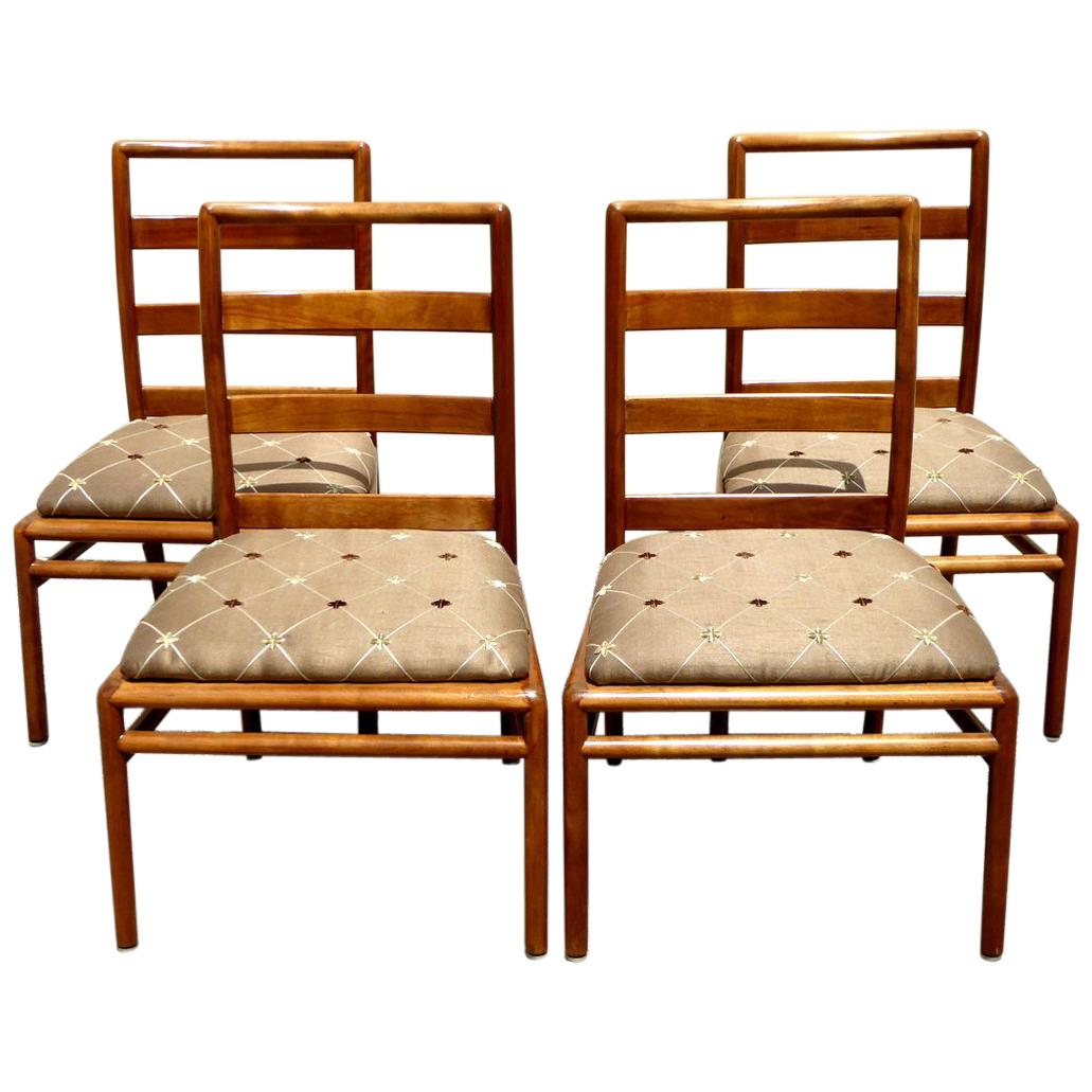 Set of Four Dining Chairs by Robsjohn-Gibbings for Widdicomb For Sale