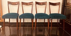 Set of Four Dining Chairs by Silvio Cavatorta