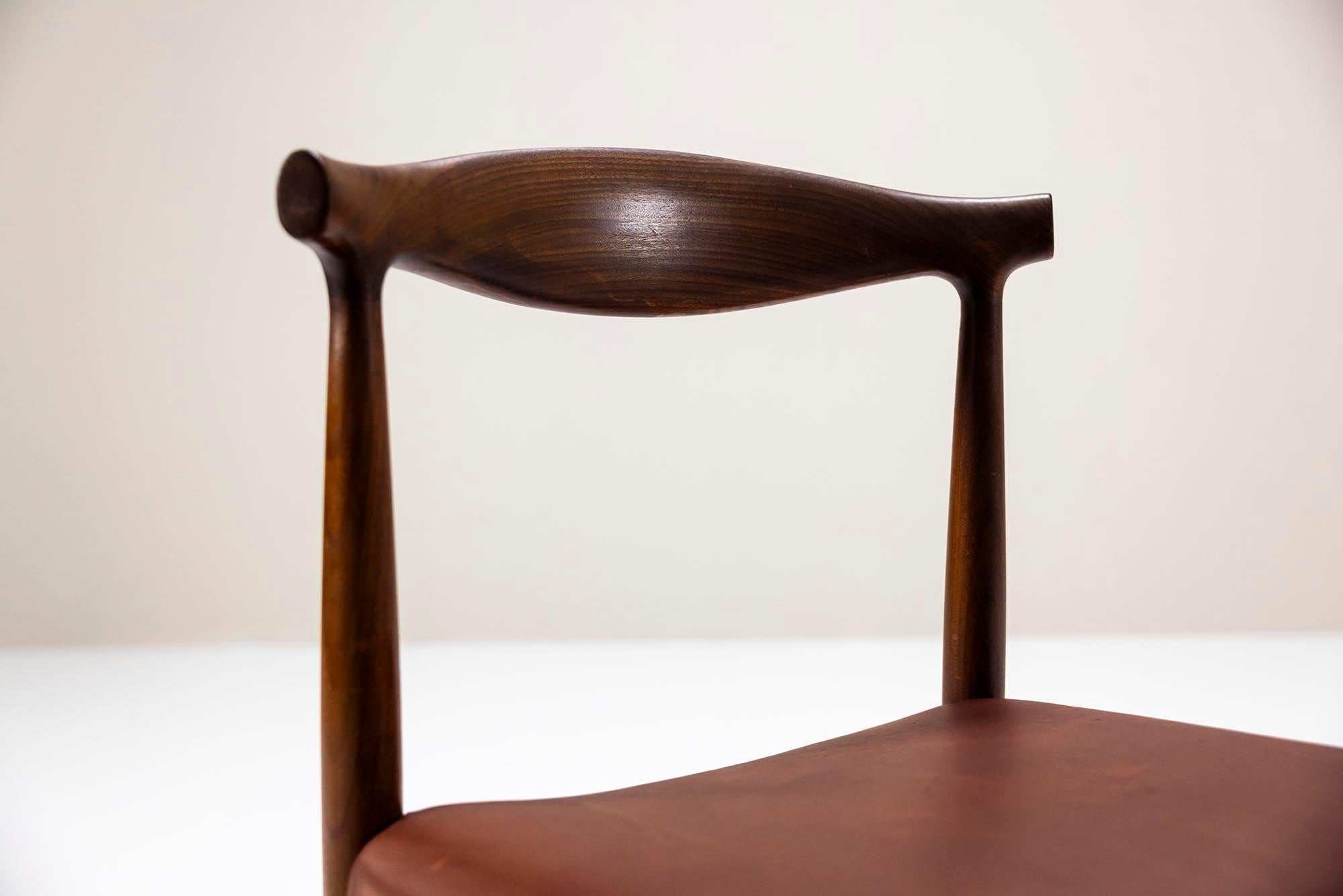 Juego de cuatro sillas de comedor de Vamo Sønderborg, Dinamarca Años 60 mediados del siglo XX en venta