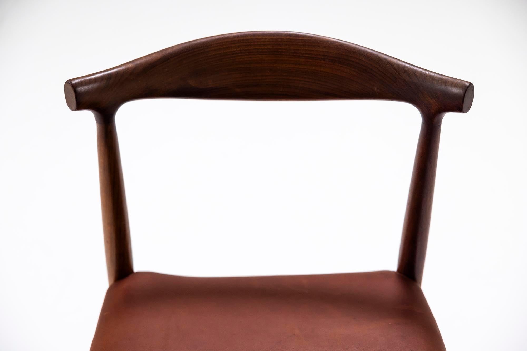 Juego de cuatro sillas de comedor de Vamo Sønderborg, Dinamarca Años 60 en venta 2