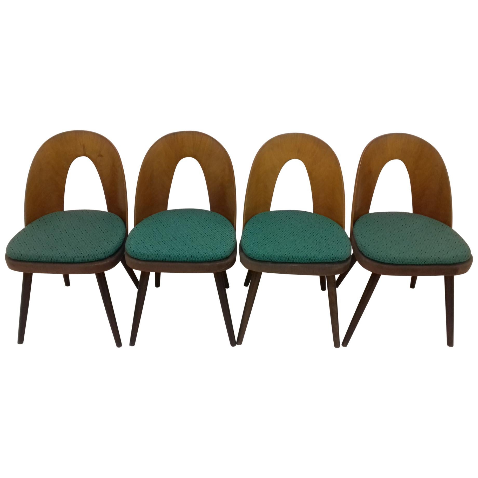 Set of Four Dining Chairs Designed by Antonín Šuman, 1960s