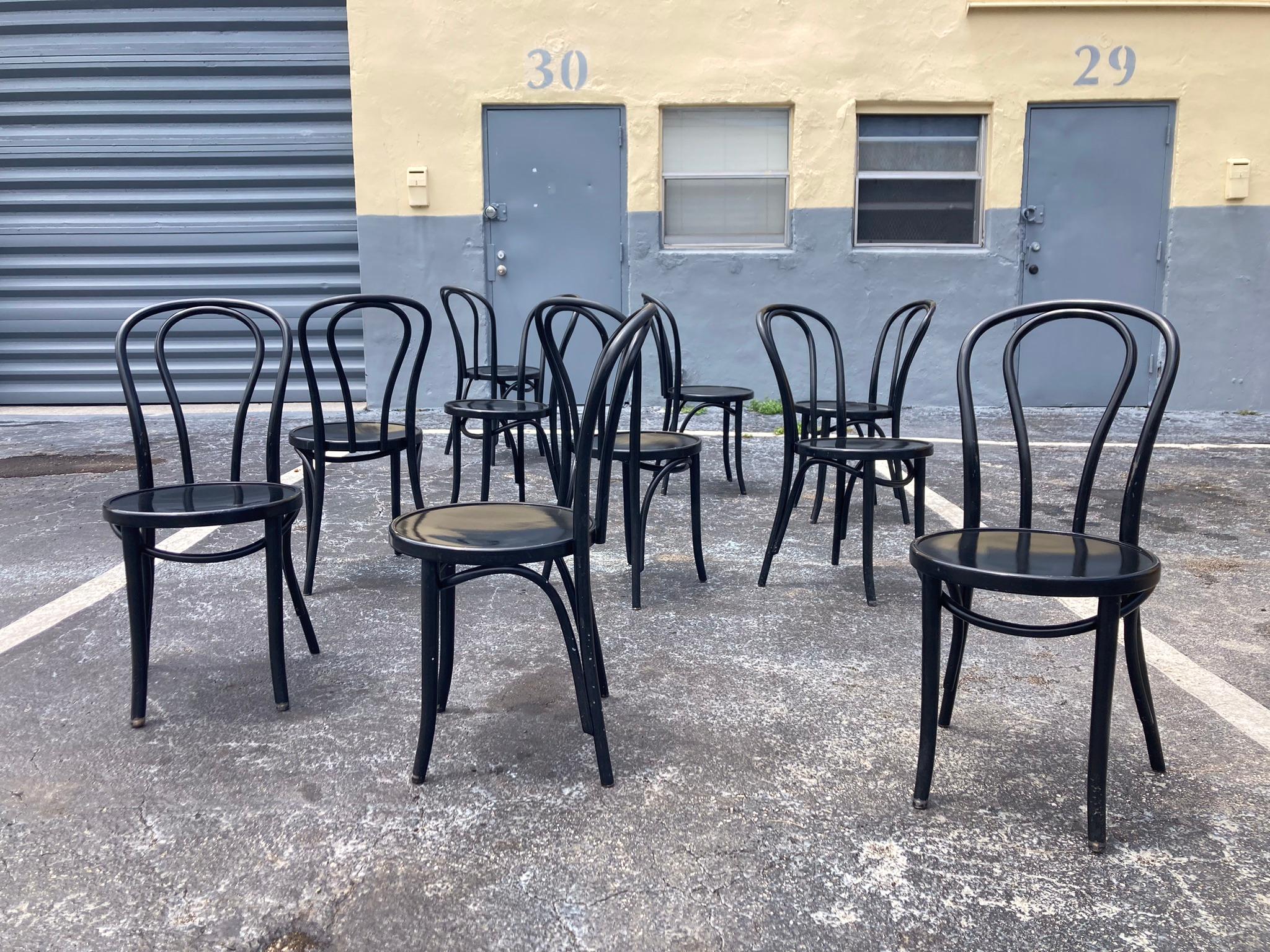 Set of Four Dining Chairs Designed by Michael Thonet No.18, Bentwood 6