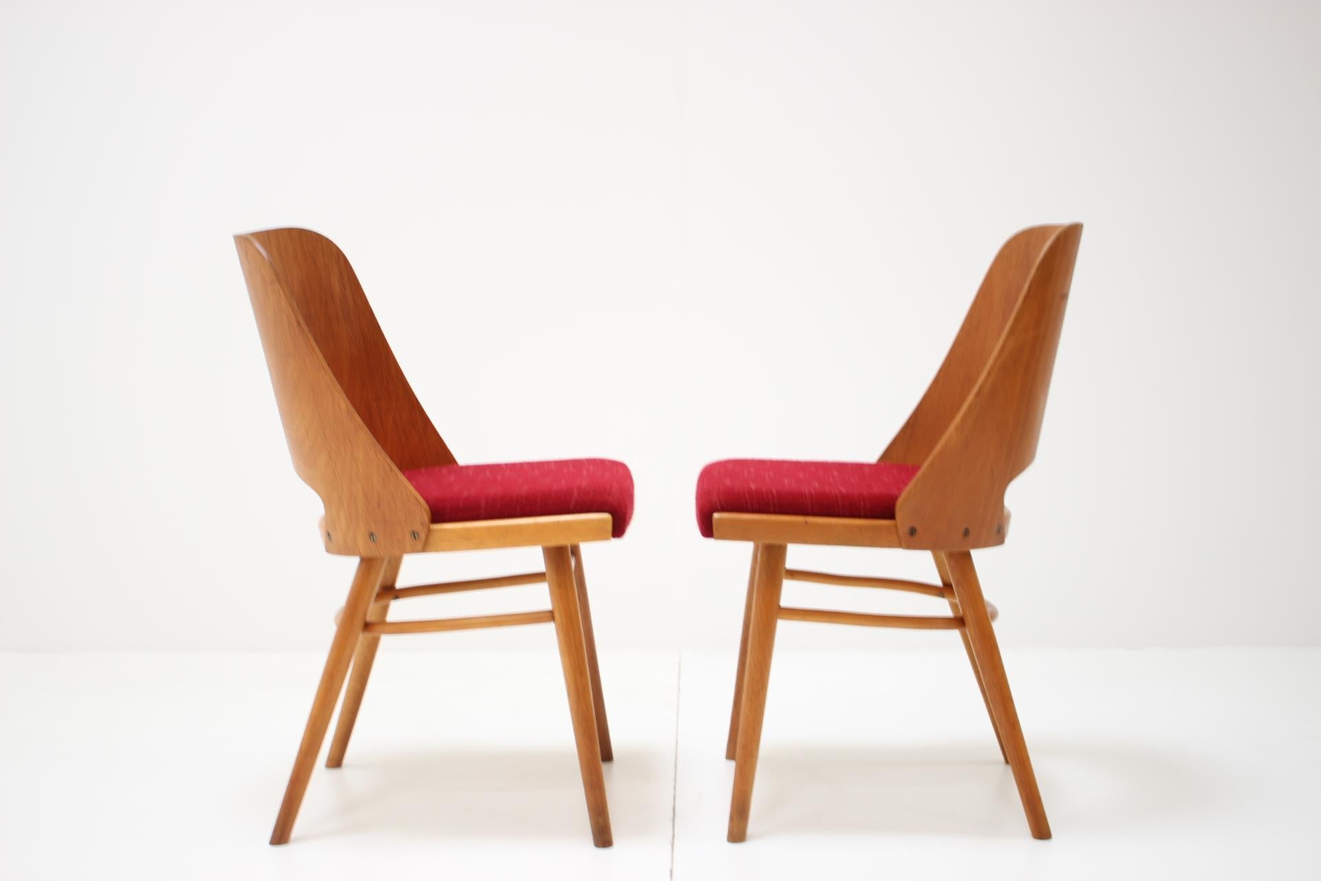 Set of Four Dining Chairs Designed by Oswald Haerdtl, 1960s 3