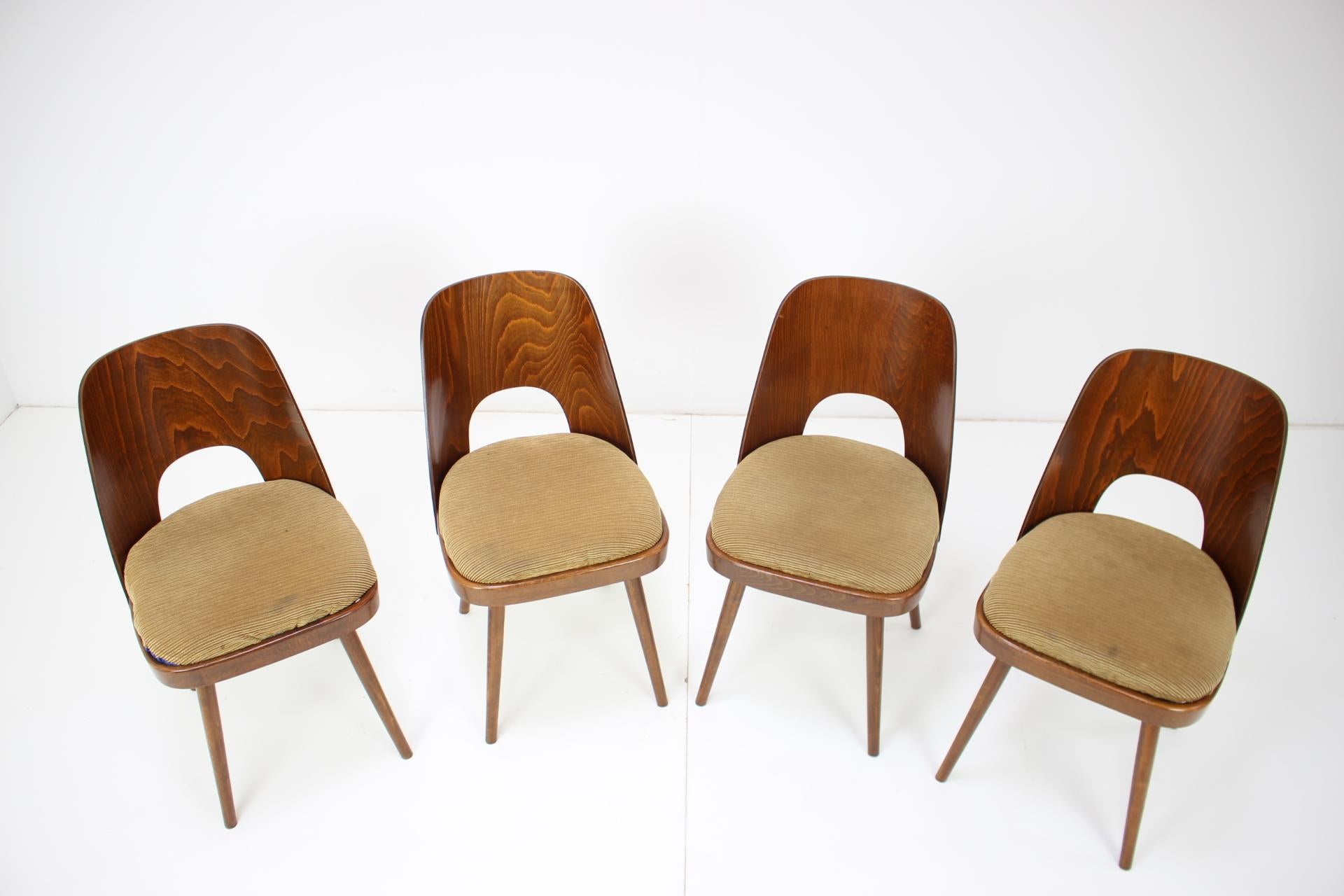 - Made in Czechoslovakia
- Made of wood, fabric
- Original upholstery
- Good, original condition.
