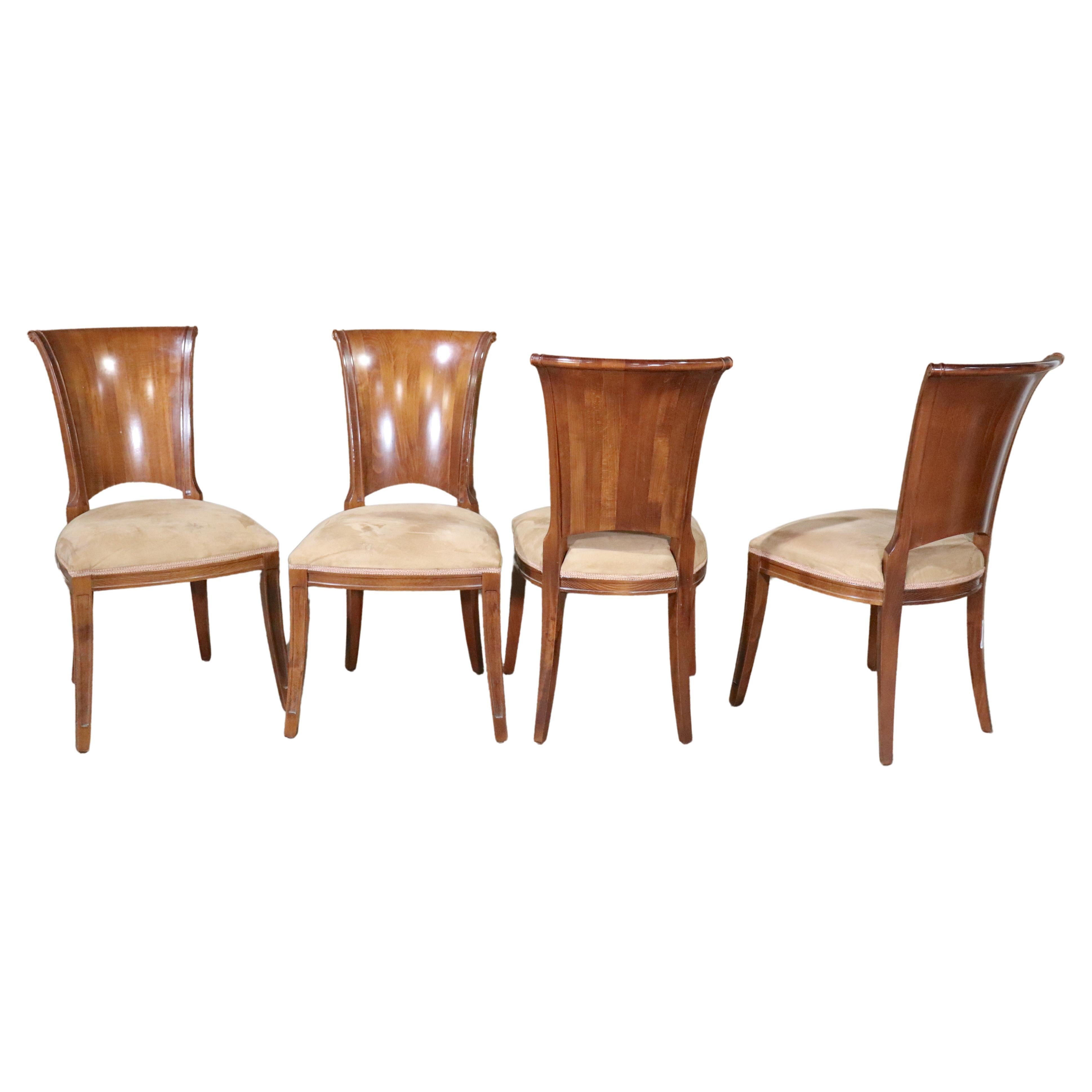 Set of Four Dining Chairs For Sale