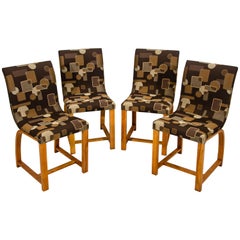 Set of Four Dining Chairs, Gilbert Rohde for Heywood Wakefield