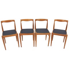 Set of Four Dining Chairs in Style of Arne Vodder, Midcentury, 1960s