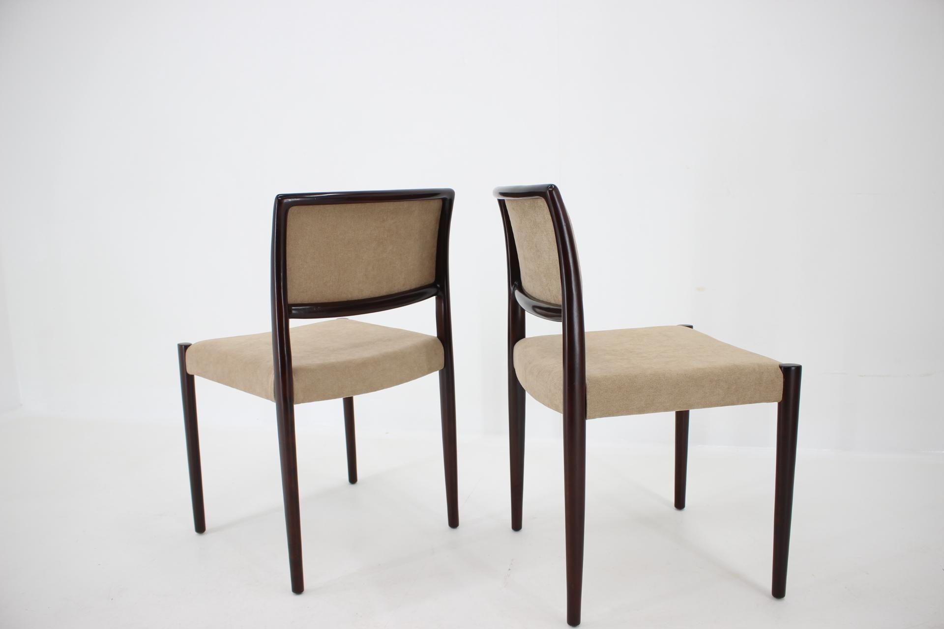 Set of Four Dining Chairs in Style of Niels O. Møller 1