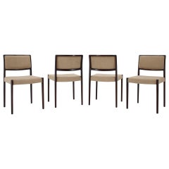 Set of Four Dining Chairs in Style of Niels O. Møller