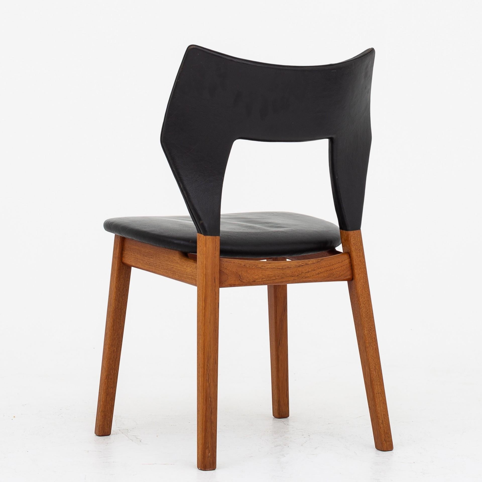 Set of Four Dining Chairs in Teak by Tove & Edvard Kindt Larsen In Good Condition In Copenhagen, DK