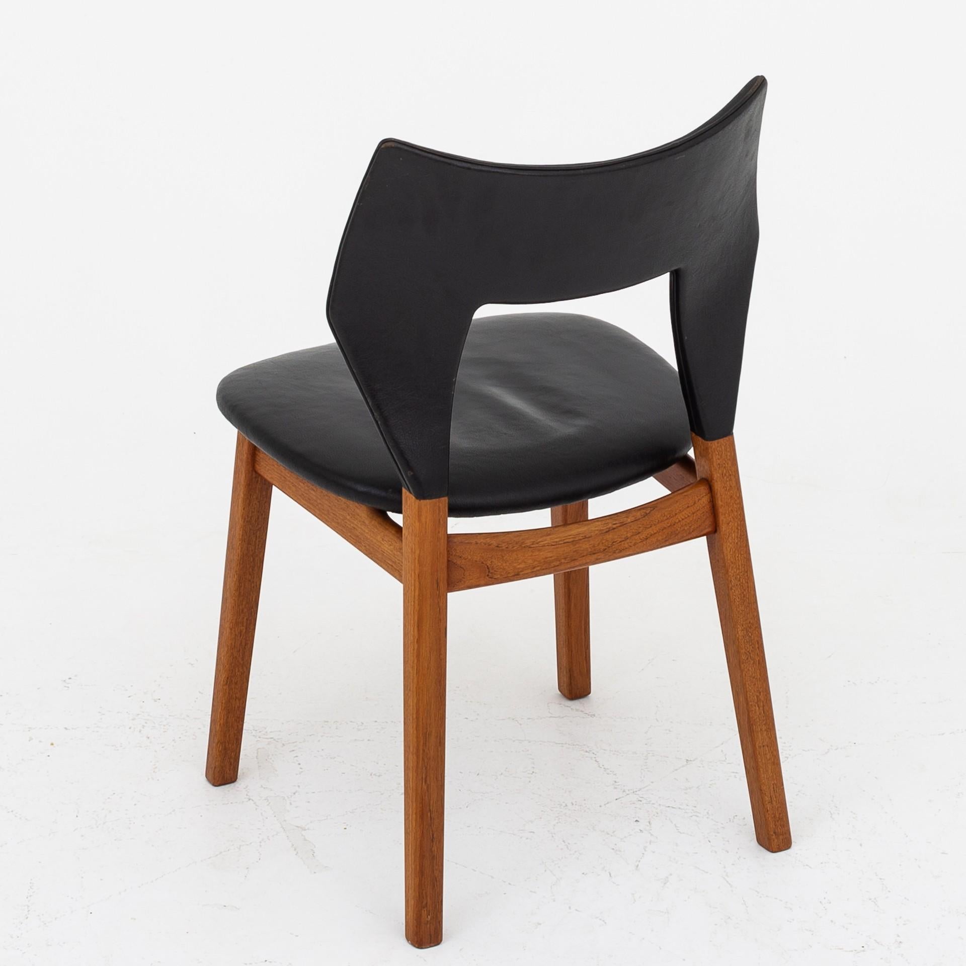 Set of Four Dining Chairs in Teak by Tove & Edvard Kindt Larsen 3