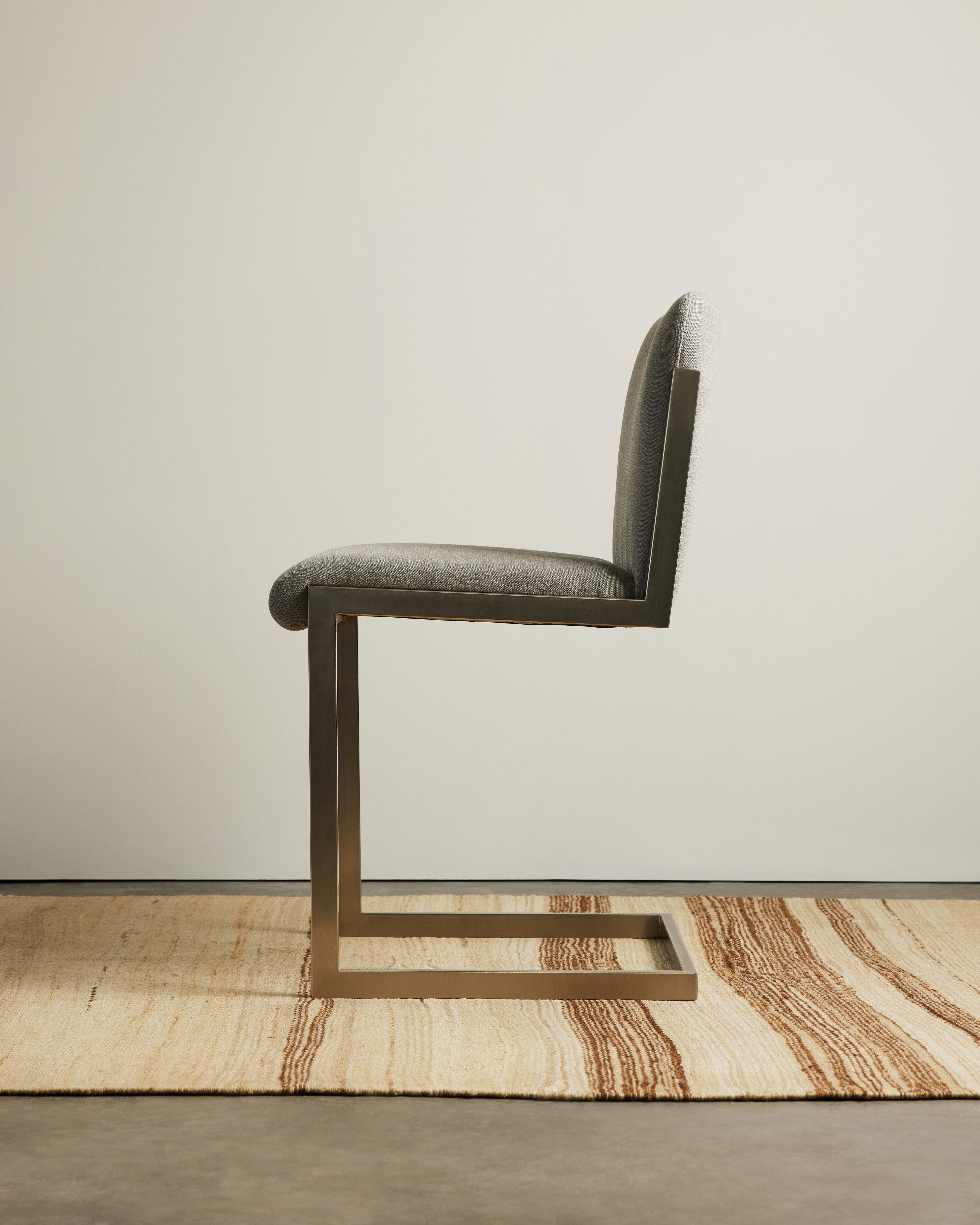 Set of Four Dining Chairs in the Manner of Milo Baughman, United States, c. 1970 en vente 7