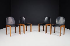 Set of Four Dining Chairs in the Manner of Tobia & Afra Scarpa, Italy, 1970