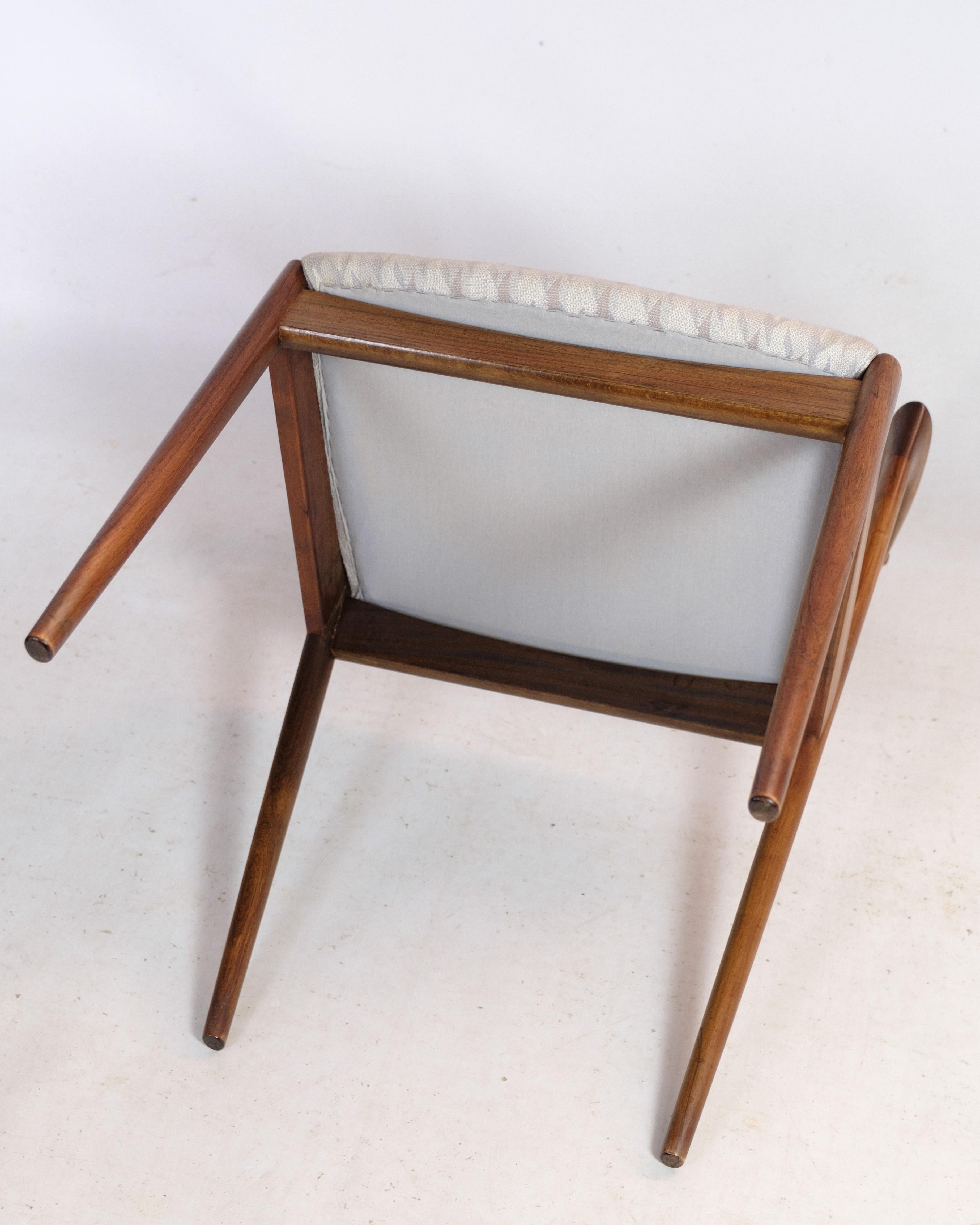 Ensemble de quatre chaises de salle à manger, modèle 42, Kai Kristiansen, Schou Andersen, 1960 en vente 5