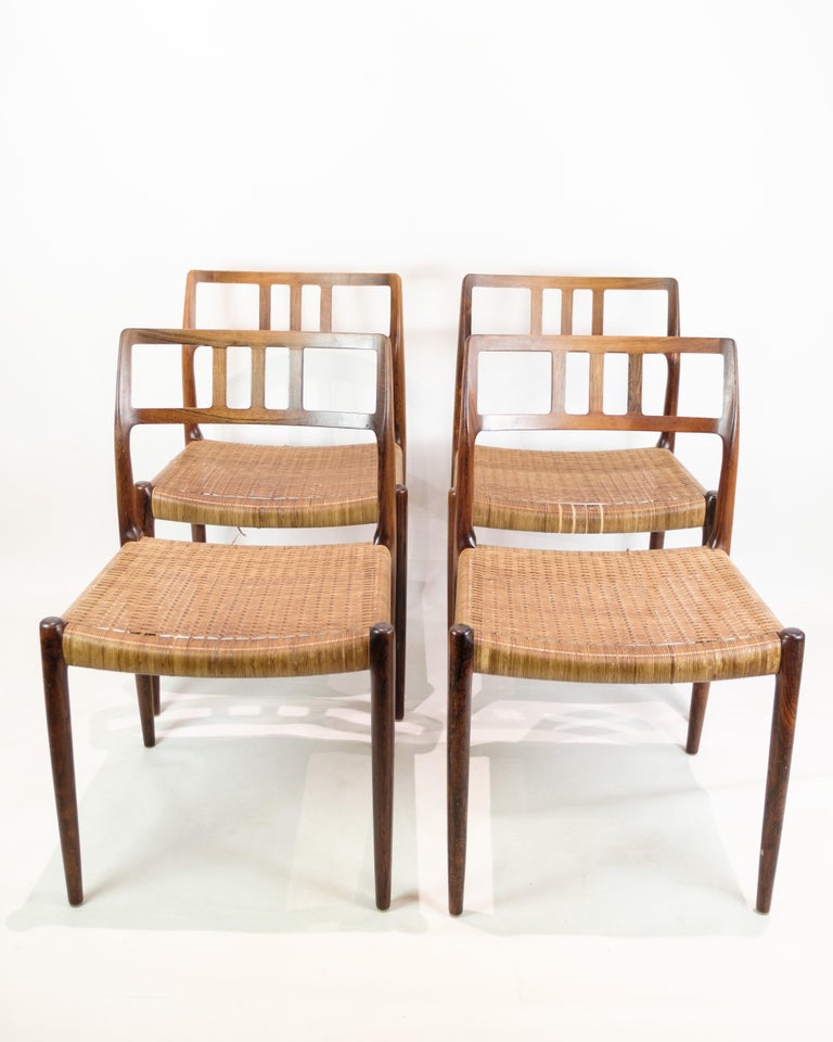 Rosewood j.l. mollers SOLD - JL Moller Rosewood Model 71 55 Dining Chairs - Modern to Vintage