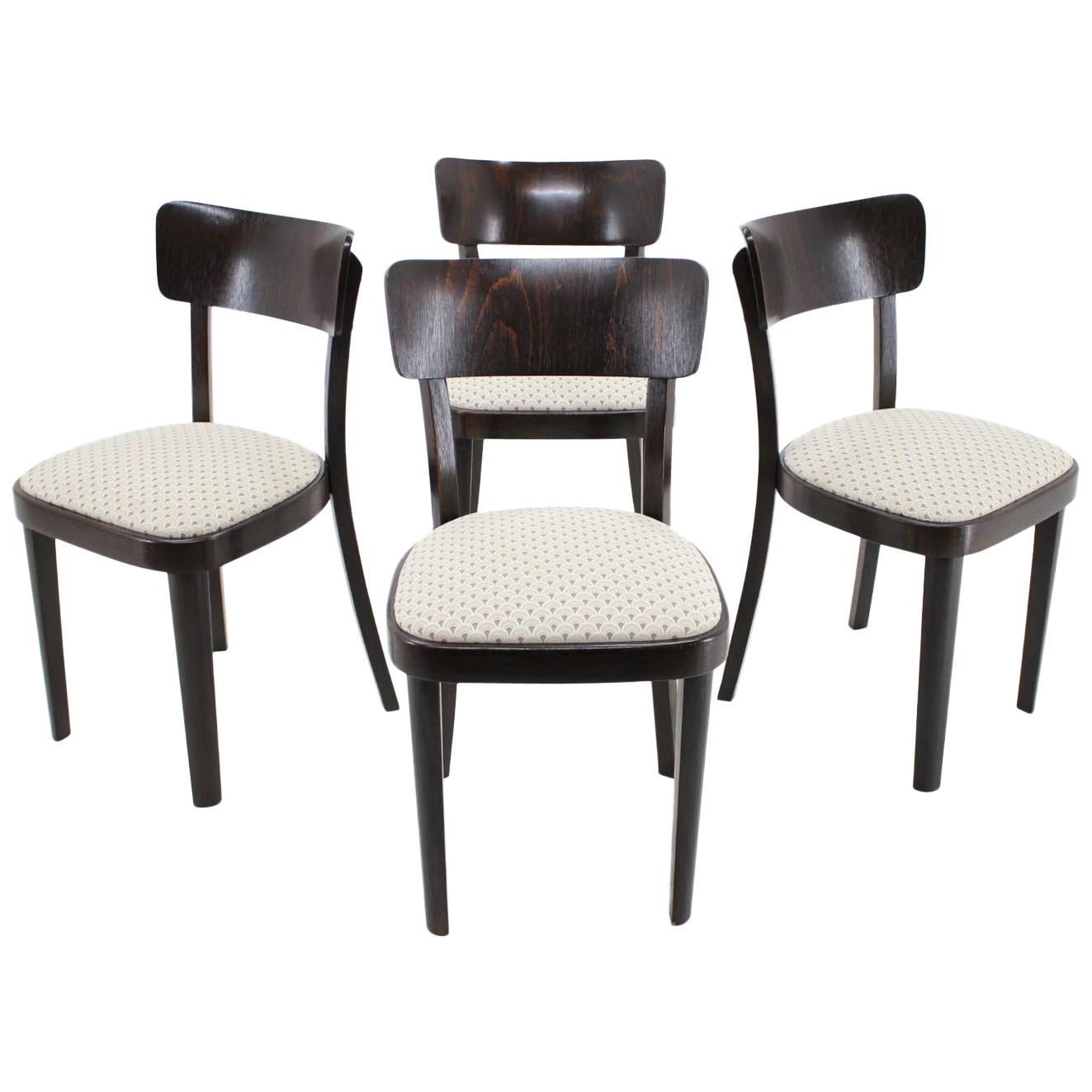 Set of Four Dining Chairs/Thonet, 1950s