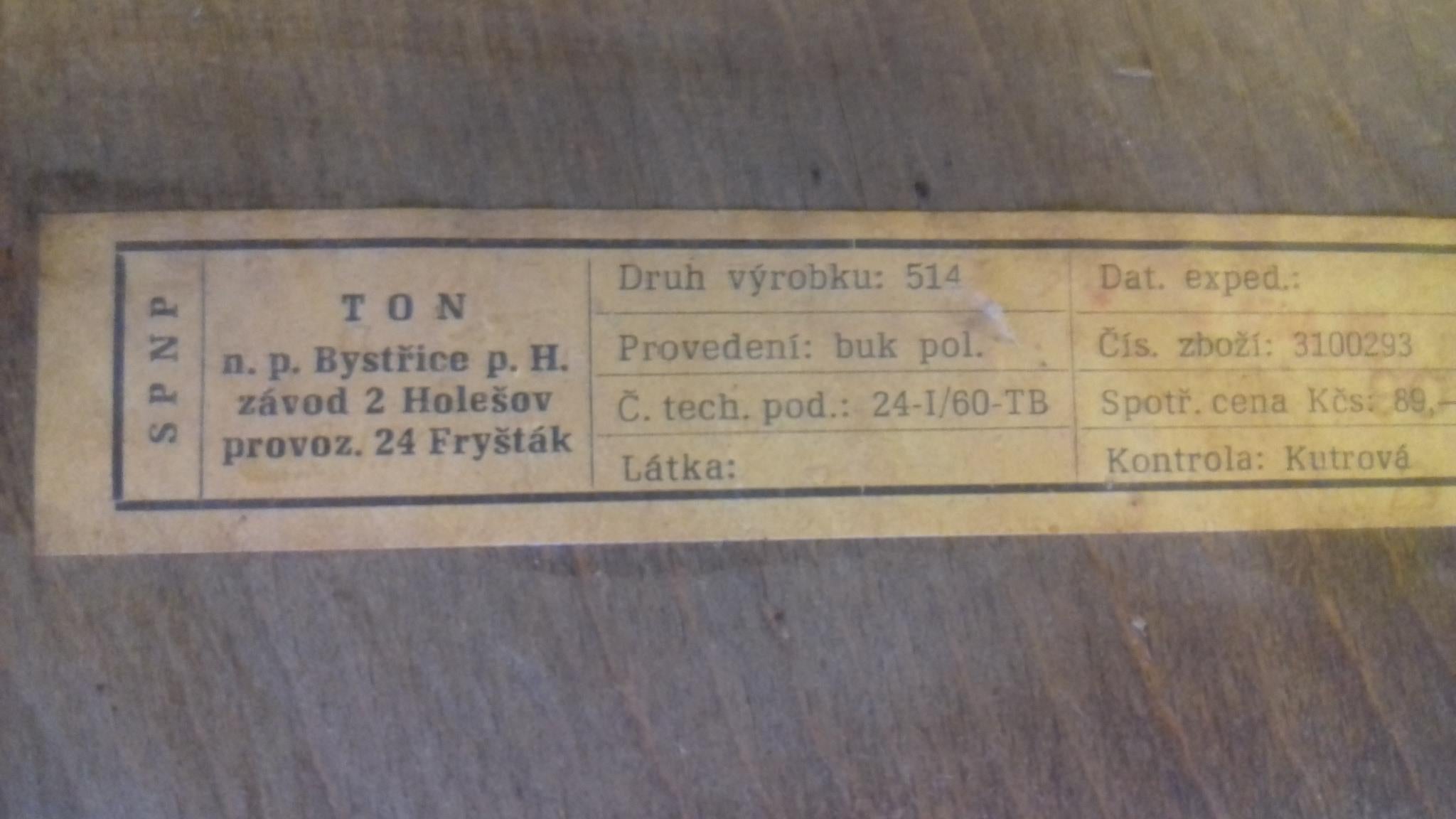 Set aus vier Esszimmerstühlen oder Thonet, 1960er Jahre im Angebot 2