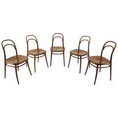 Set of Four Dining Chairs Ton, Designed by Antonín Šuman, 1960