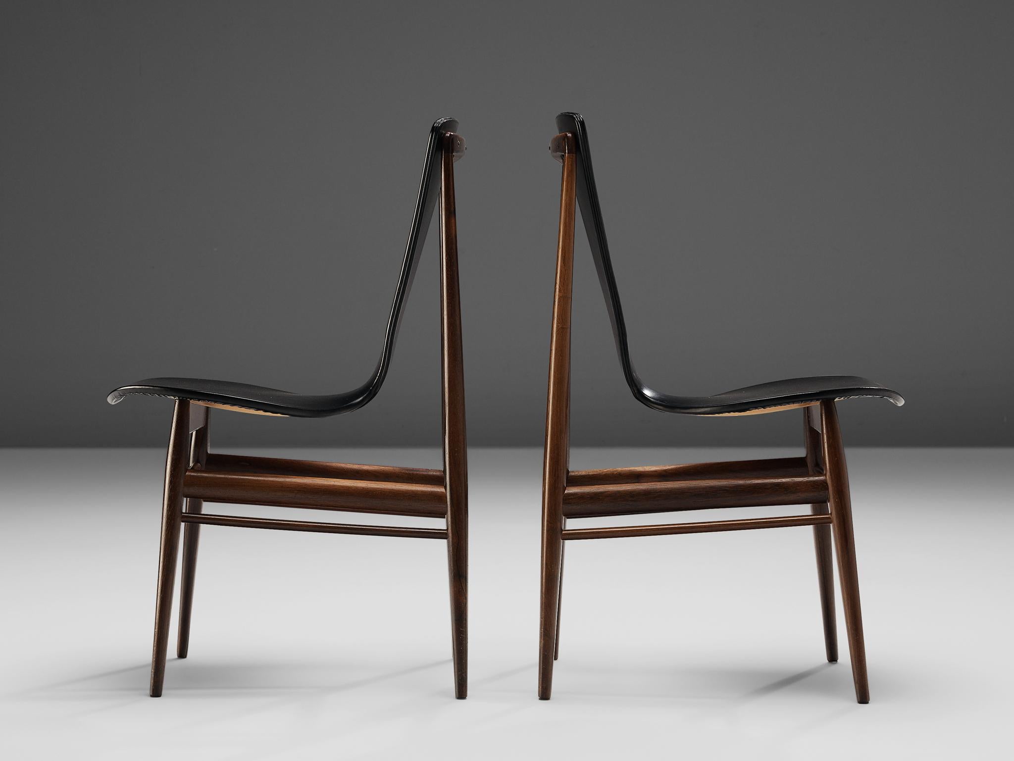 sculptural dining chairs