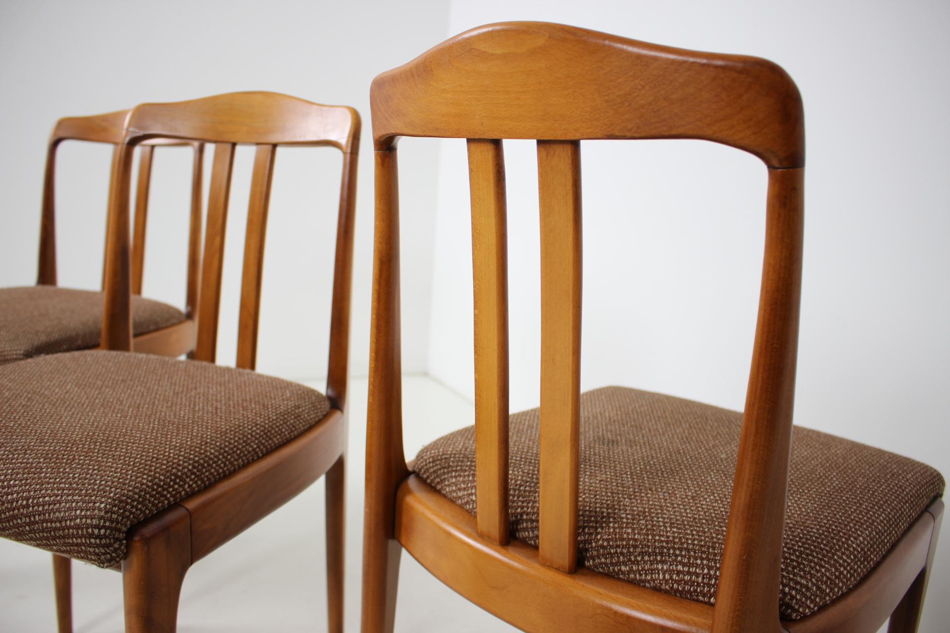 Set of Four Dining Chairs, 1960s For Sale 5