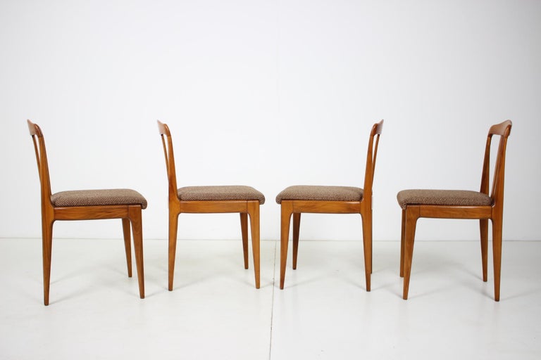 Set of Four Dining Chairs, 1960s In Good Condition For Sale In Praha, CZ