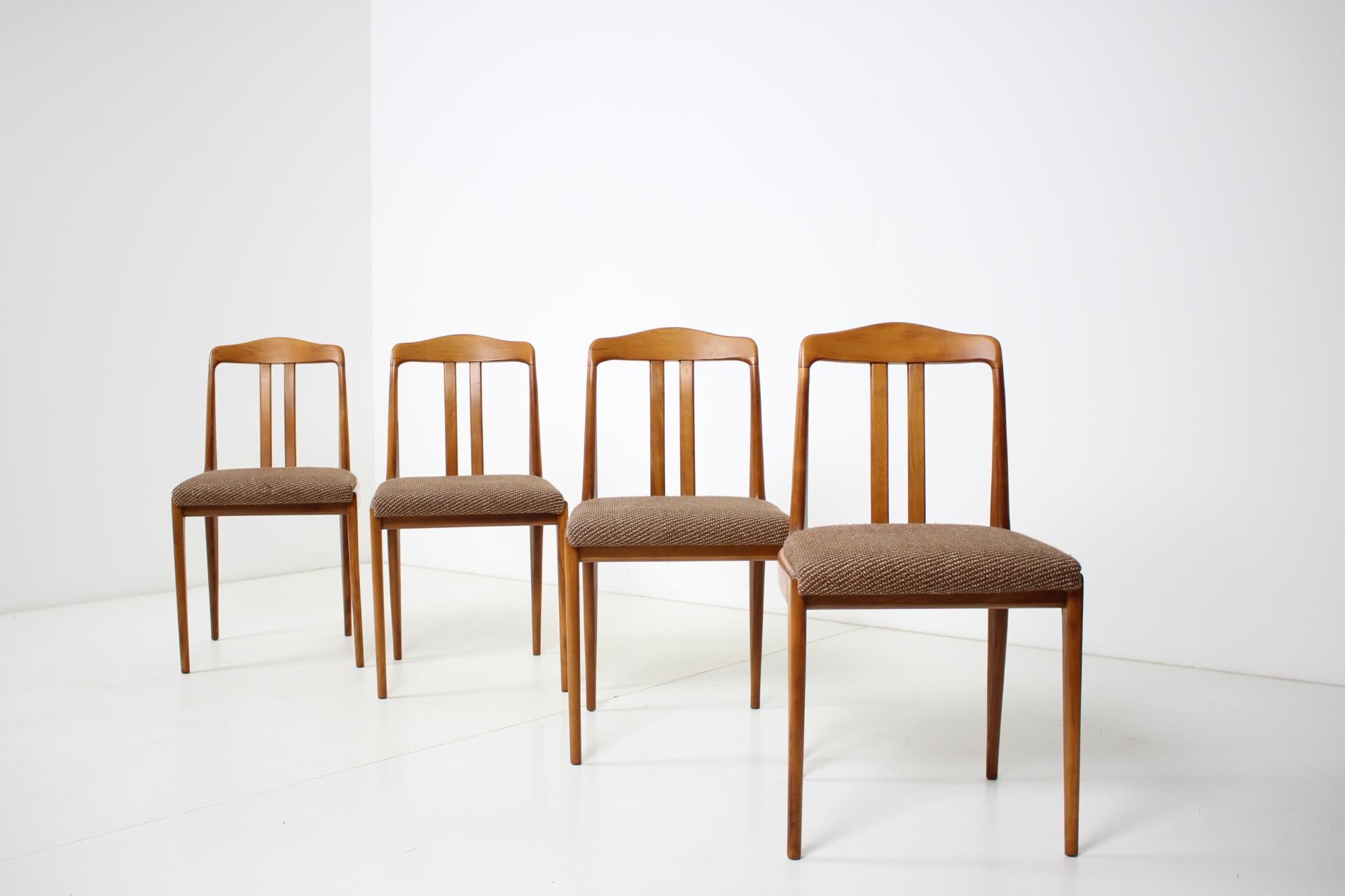 Mid-20th Century Set of Four Dining Chairs, 1960s For Sale