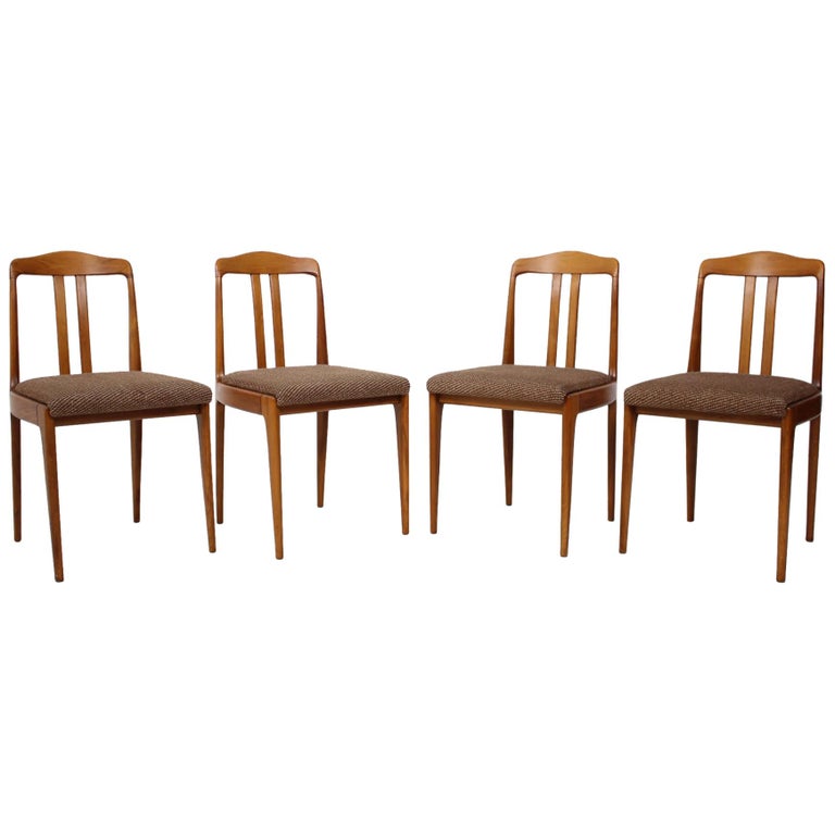 Set of Four Dining Chairs, 1960s For Sale