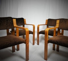 Set of Four Dining / Office Chairs by Ludvik Volak, 1960s