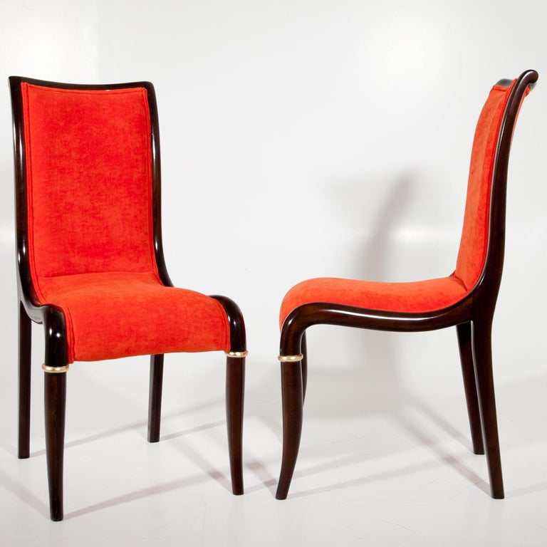 Set of Four Dining Room Chairs, 1980s For Sale at 1stDibs
