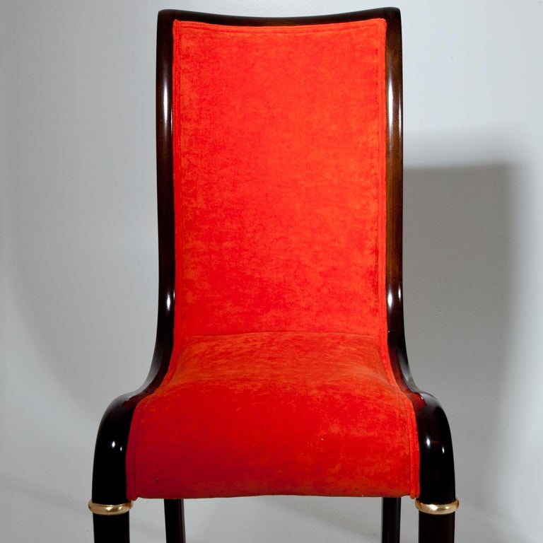 Set of Four Dining Room Chairs, 1980s For Sale at 1stDibs