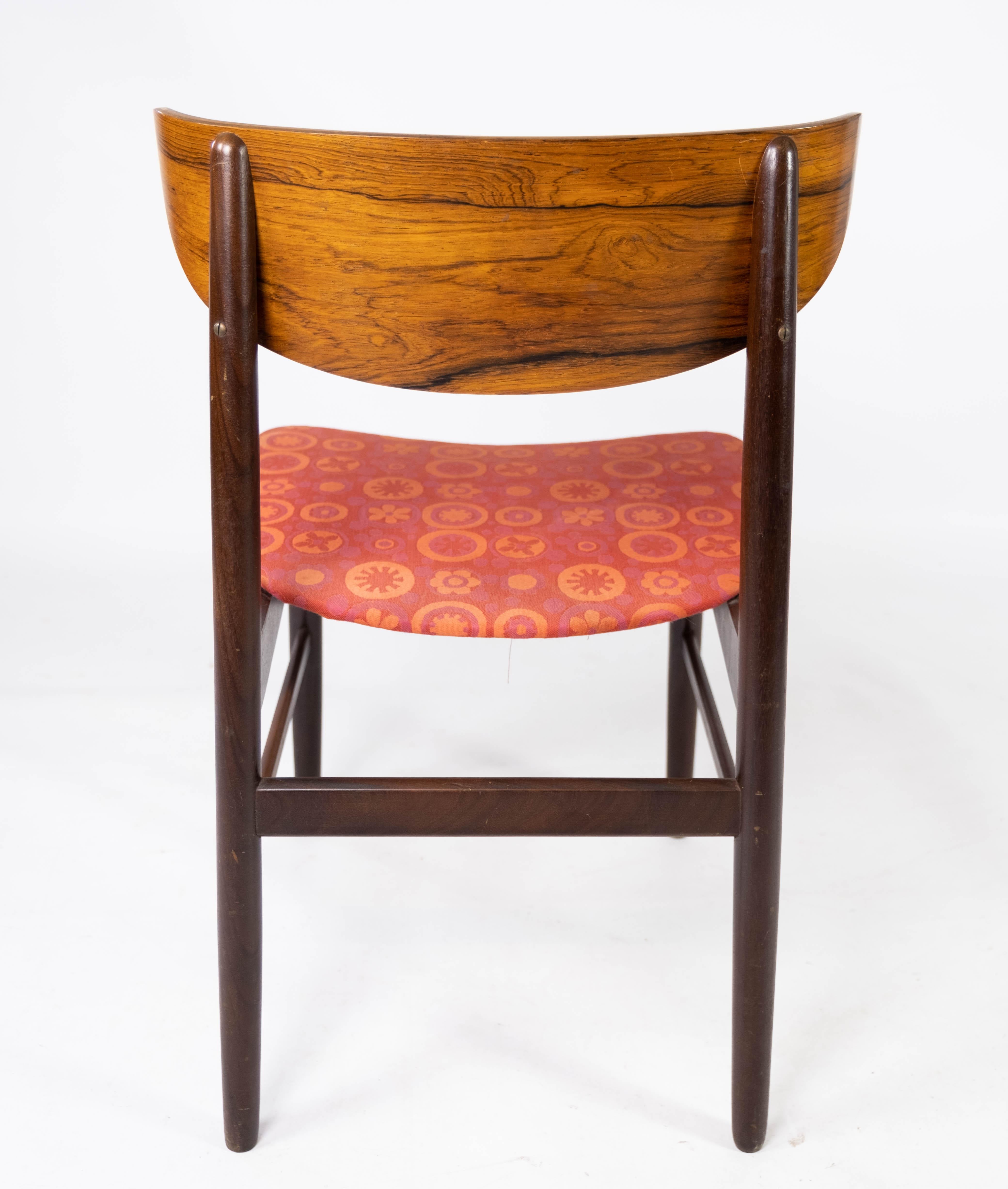 Set of Four Dining Room Chairs in Rosewood, of Danish Design, 1960s For Sale 6