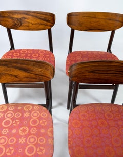 Set of Four Dining Room Chairs in Rosewood, of Danish Design, 1960s
