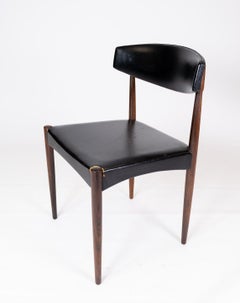 Juego De Cuatro Sillas De Comedor De Palo De Rosa De Los Años 60