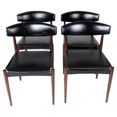 Set of Four Dining Room Chairs in Rosewood of Danish Design, 1965