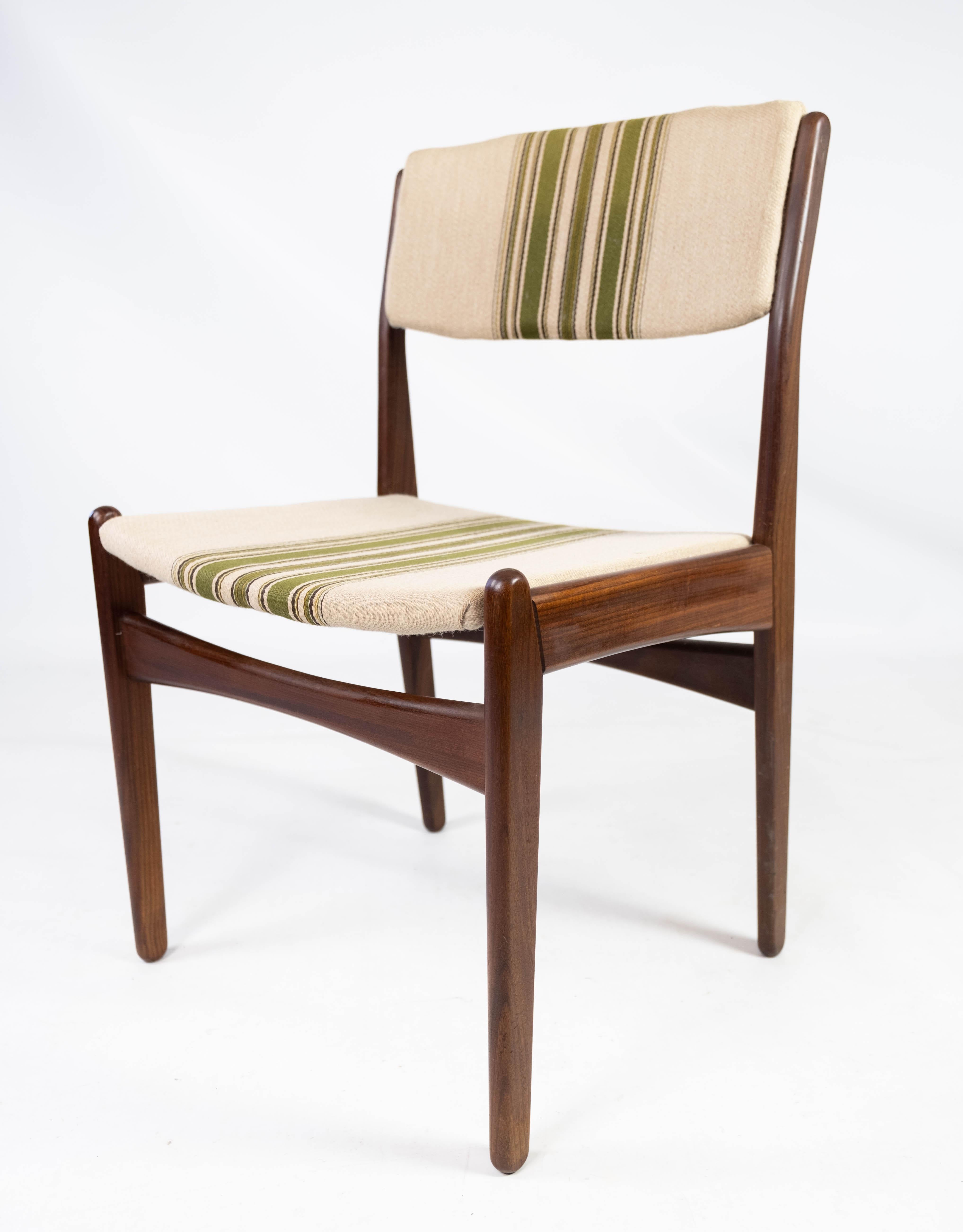 Set of Four Dining Room Chairs in Teak by Erik Buch, 1960 4