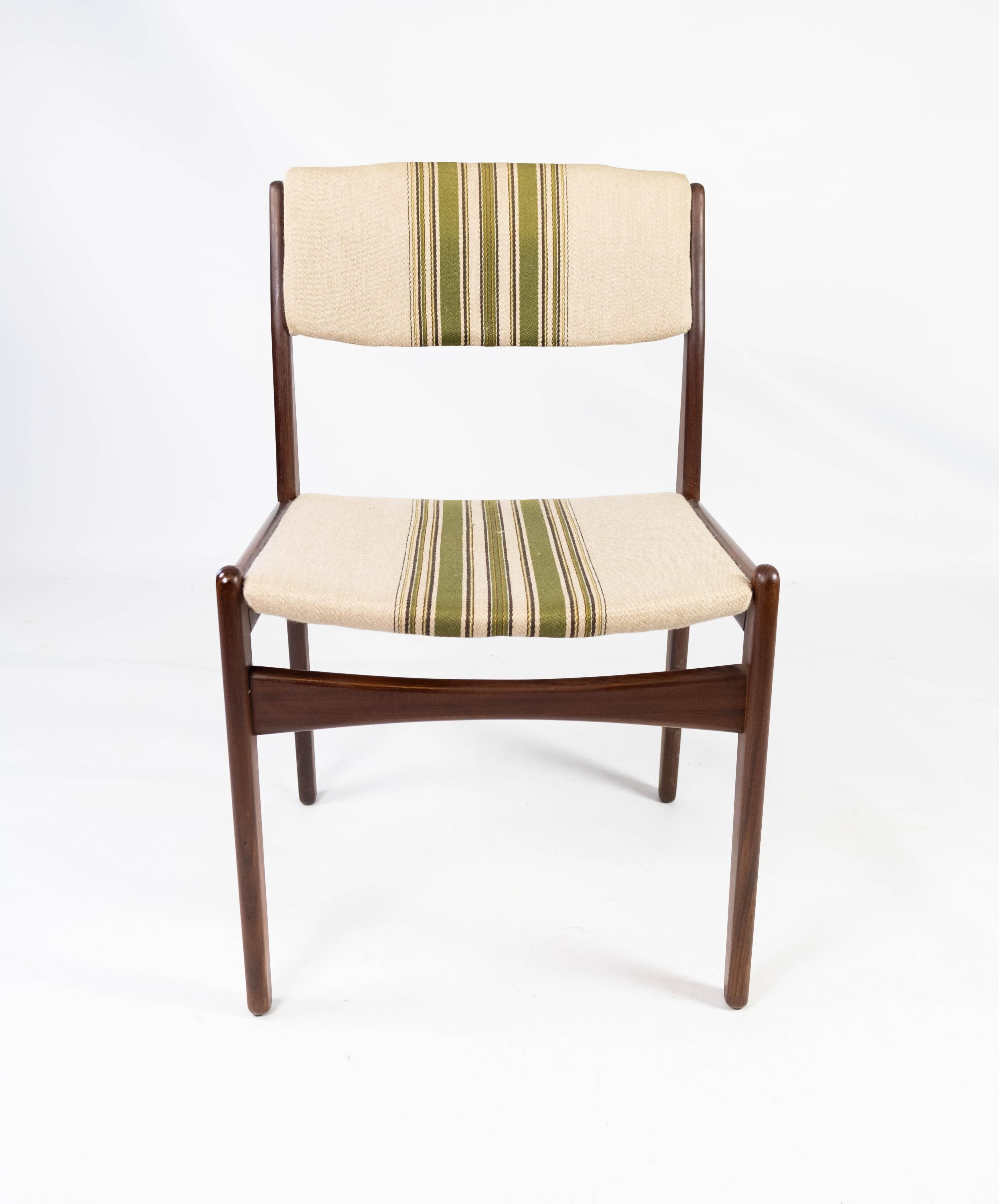 Set of Four Dining Room Chairs in Teak by Erik Buch, 1960 5