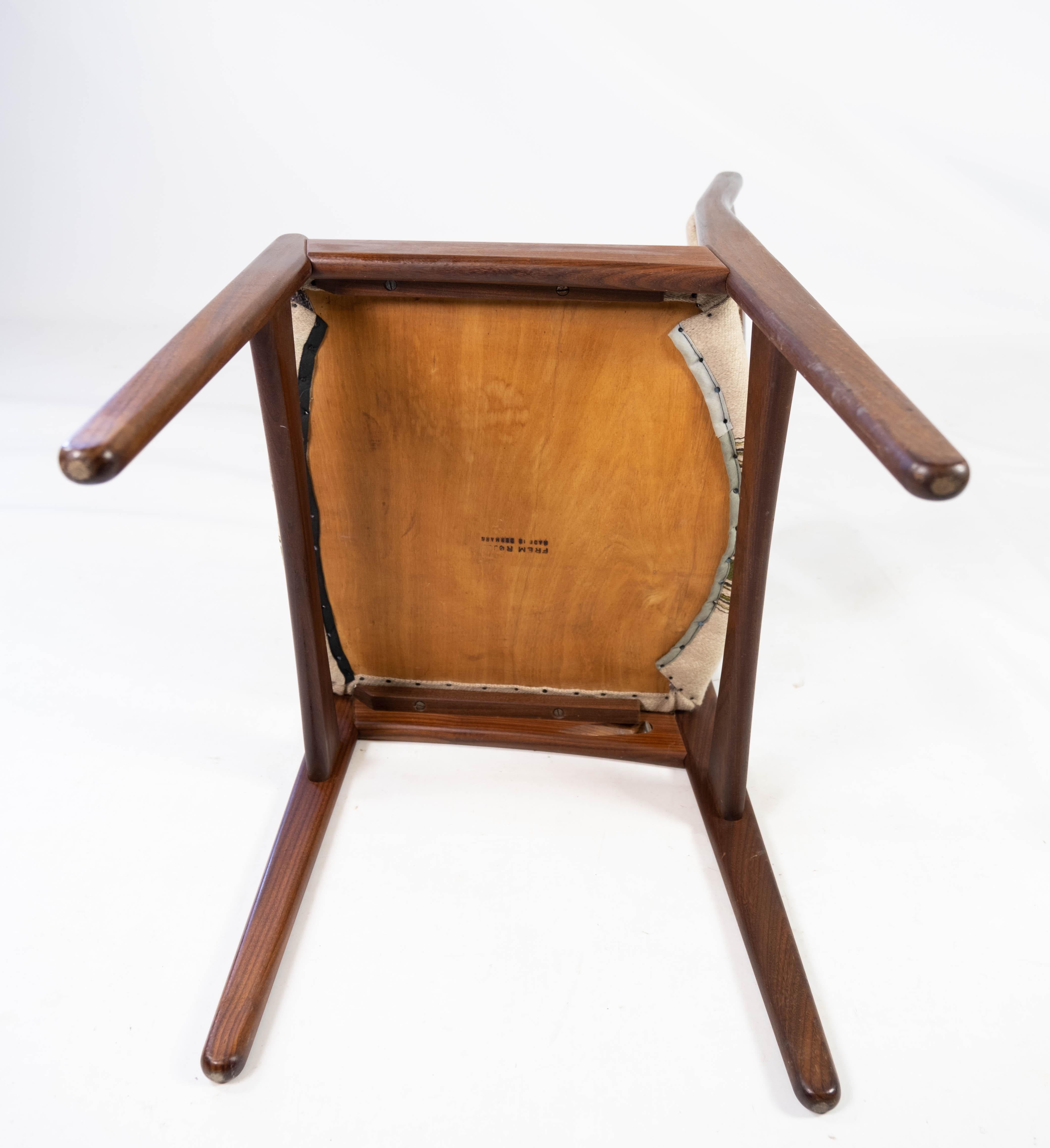 Set of Four Dining Room Chairs in Teak by Erik Buch, 1960 8