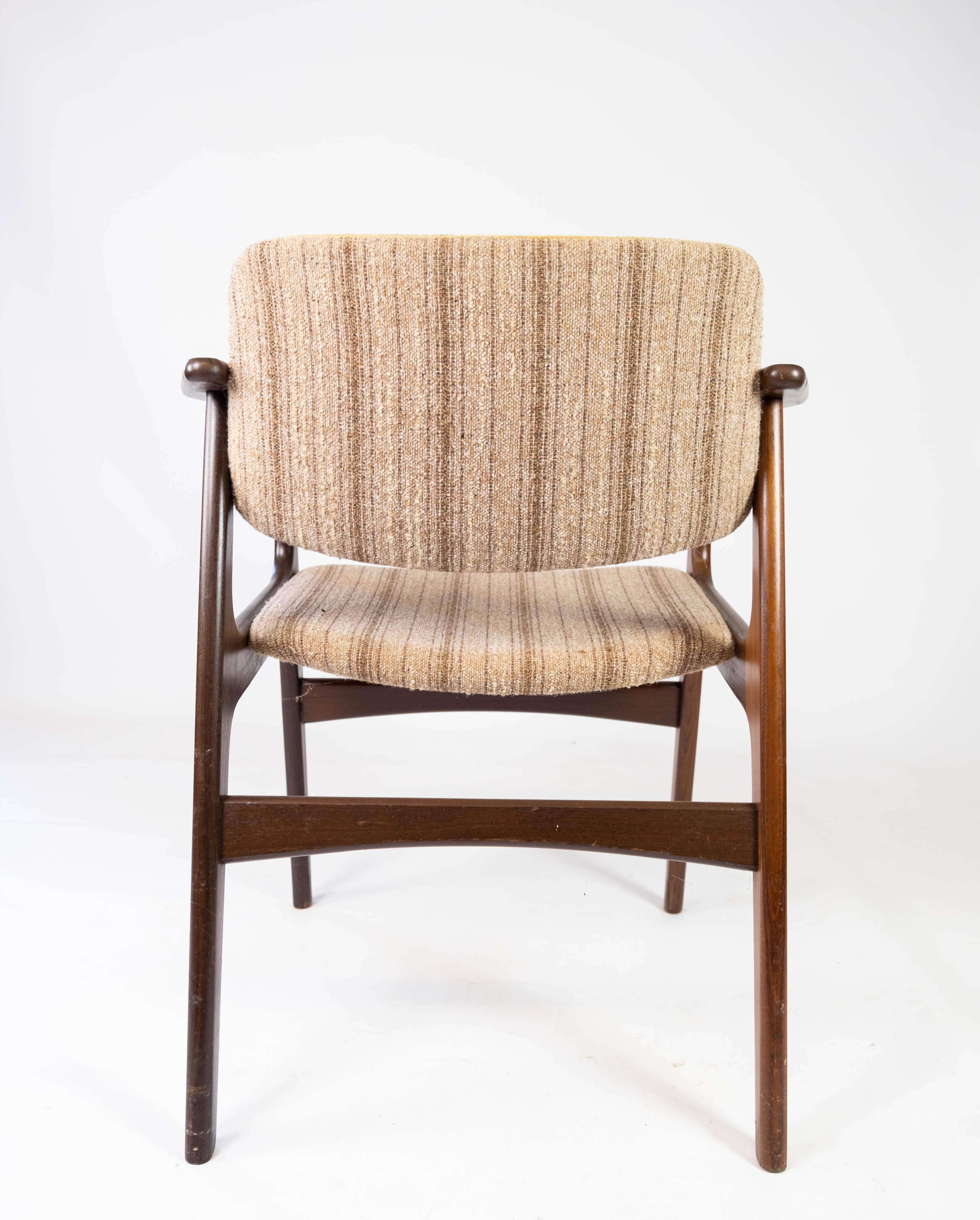 Set of Four Dining Chairs Model Lene Made In Teak By Arne Vodder From 1960s For Sale 3