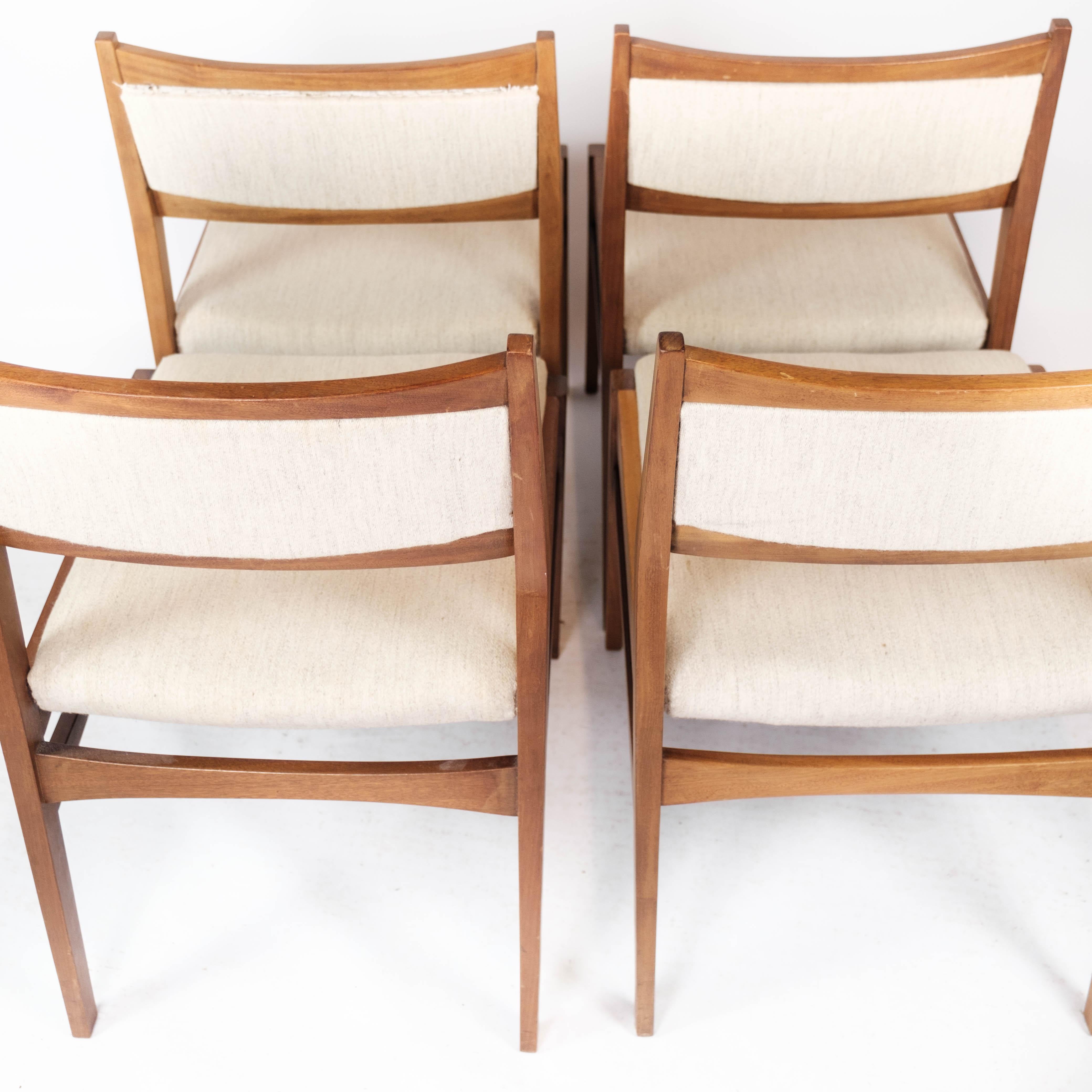 Set of Four Dining Room Chairs in Teak of Danish Design, 1960s 7